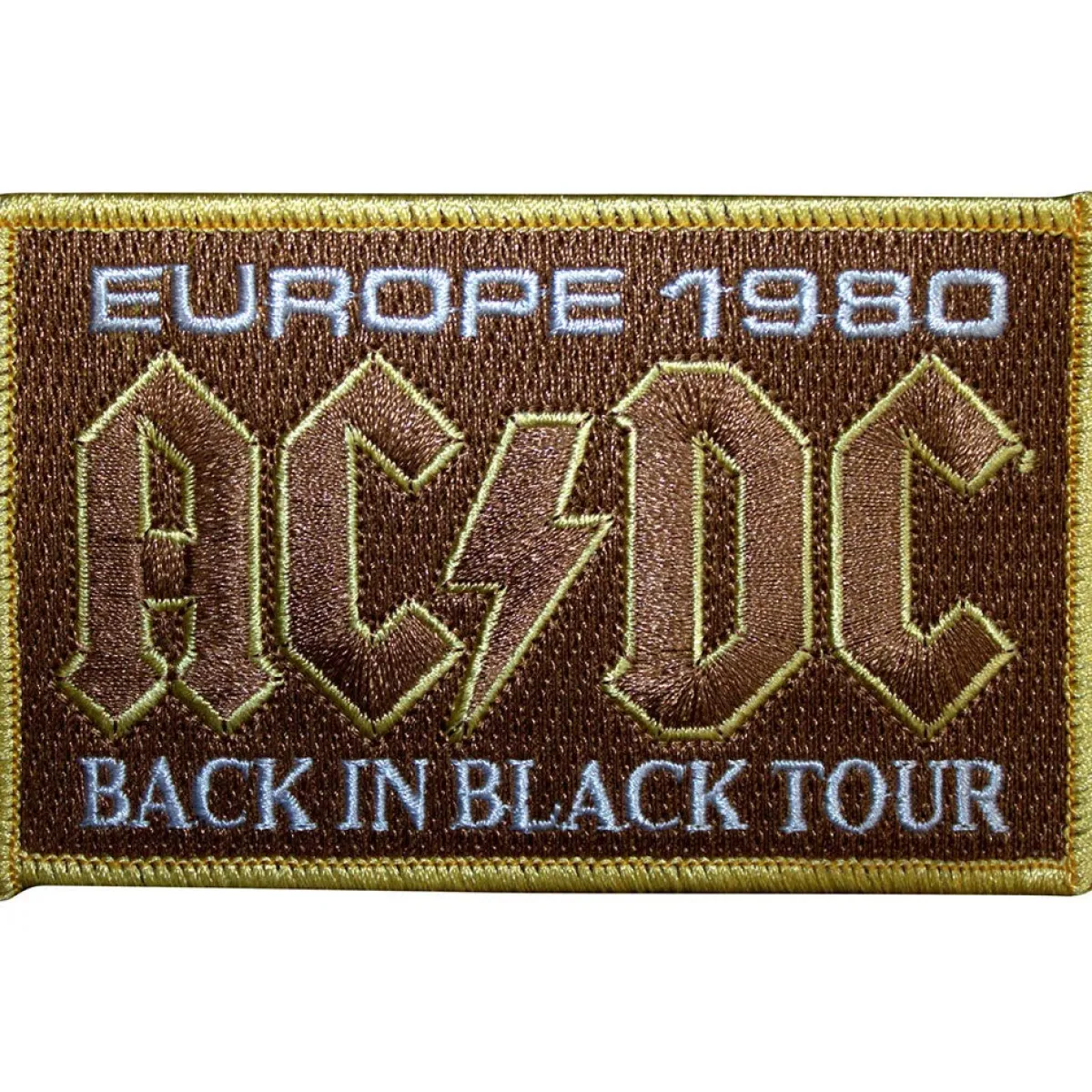 Hot AC/DC : Europe 1980 back in black tour - Kangasmerkki Kangasmerkit|Ac / Dc