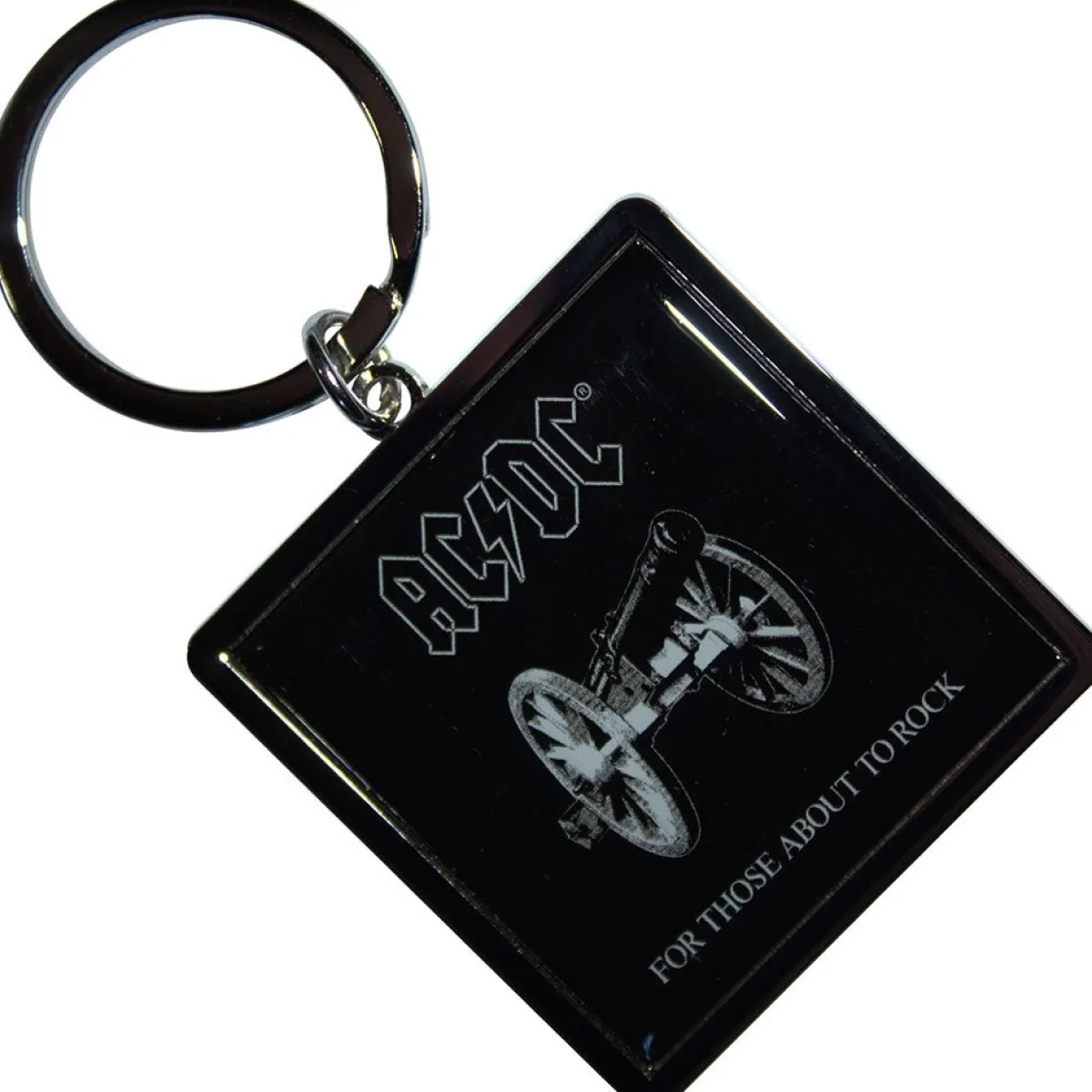 Clearance AC/DC: Logo Outline For Those About To Rock - Avaimenperä Avaimenperät|Ac / Dc