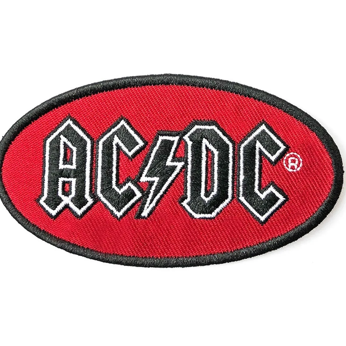 Hot AC/DC Oval Logo - Kangasmerkki Kangasmerkit|Ac / Dc