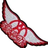 Clearance Aerosmith: Wings red - Kangasmerkki Aerosmith|Kangasmerkit