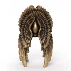 Best Alchemy Angel Wing - Kynttilänjalka, gold Goottikamaa|Kynttilät Ja Kynttilänjalat