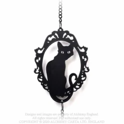 Outlet Alchemy Cat Silhouette - tuulikello Kissateema|Pihatarvikkeet