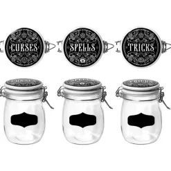 Clearance Alchemy Curses, Tricks & Spells - Säilytyspurkki setti 3kpl Goottikamaa|Koriste-Esineet