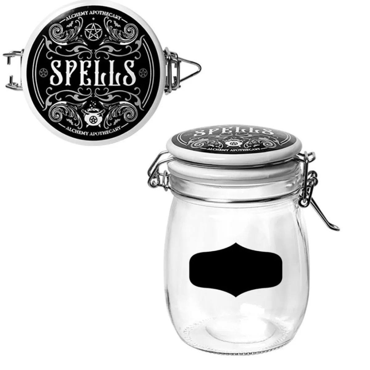 Clearance Alchemy Curses, Tricks & Spells - Säilytyspurkki setti 3kpl Goottikamaa|Koriste-Esineet