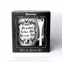 Clearance Alchemy Freaks like me drink Tea - muki + lusikka Äidille|Muut Mukit