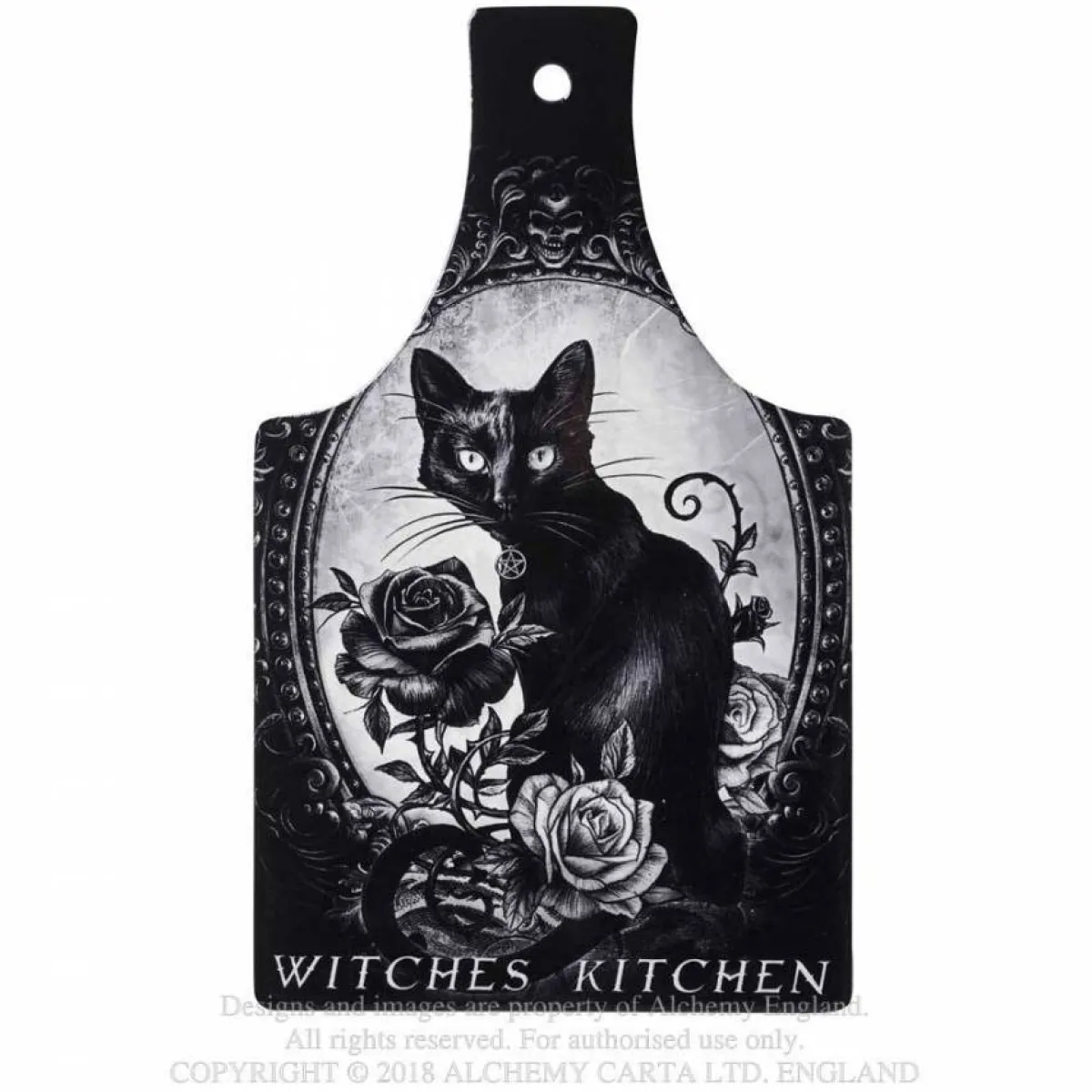 Outlet Cat´s Kitchen - leikkuulauta/kattilanalunen Goottikamaa|Kissateema