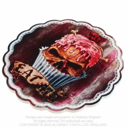 Hot Skull Cupcake - leikkuulauta/kattilanalunen Goottikamaa|Leikkuulaudat