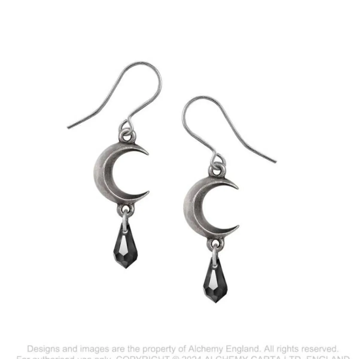Outlet Alchemy Tears Of TheMoon - Korvakorut, musta Goottikamaa|Korvakorut