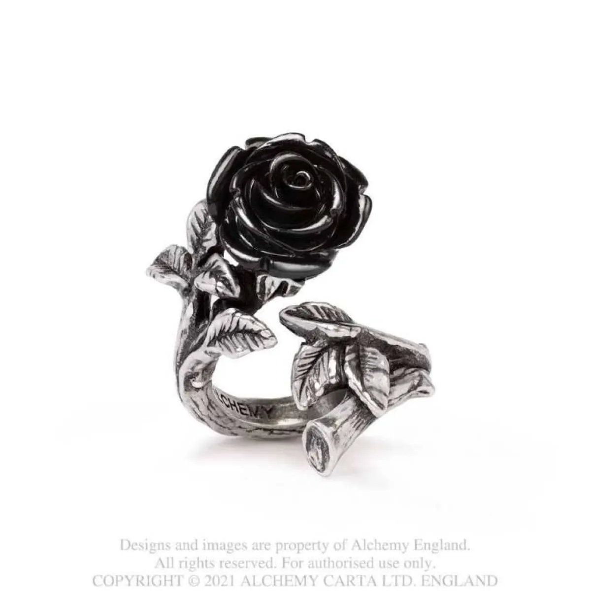 Discount Alchemy Wild black rose - Sormus Sormukset