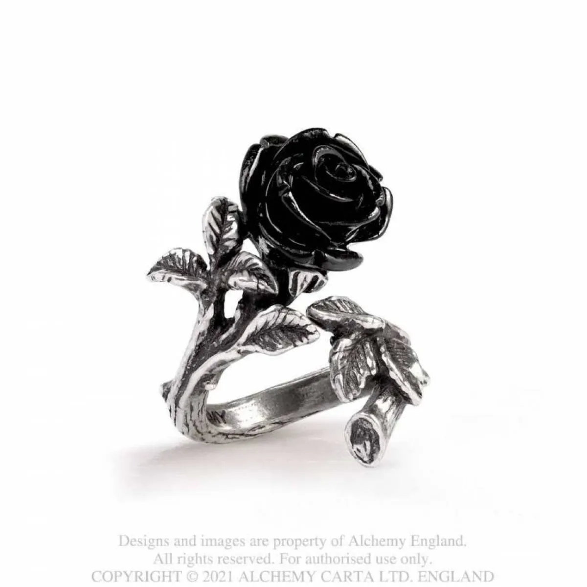 Discount Alchemy Wild black rose - Sormus Sormukset
