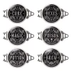 Alchemy Witch's Spice Rack - Maustepurkki setti 6kpl Koriste-Esineet|Hyllyt & Säilytys