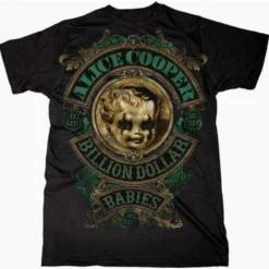 Sale Alice Cooper Billion Dollar Baby Crest - T-paita Bändipaidat|Alice Cooper