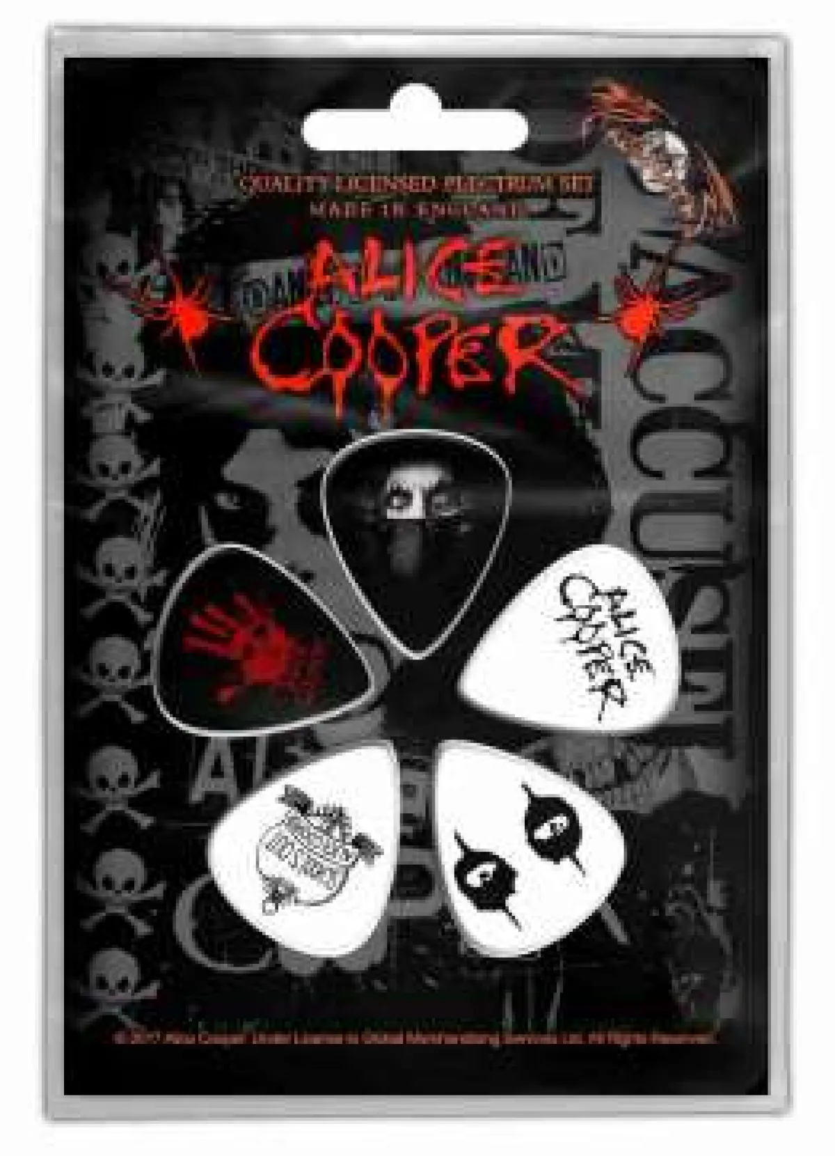 Discount Alice Cooper Eyes - Plektrasetti 5kpl Plektrasetit|Alice Cooper