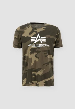 Sale Basic - T-Paita, olive camo T-Paidat|Urban Wear Katukamaa