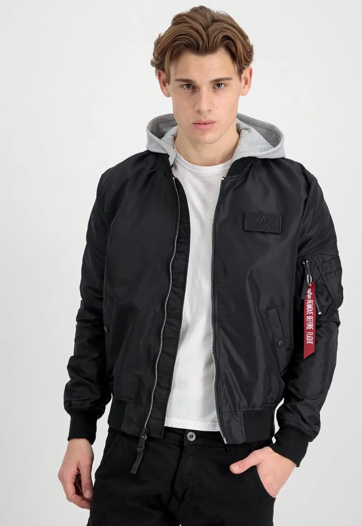 Hot MA-1 TT Back print - Pilottitakki hupulla Urban Wear Katukamaa|Takit