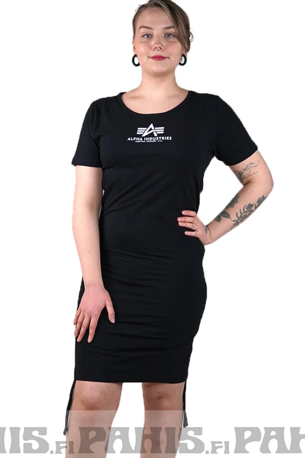 Online Ruched Dress - Mekko, musta Mekot|Urban Wear Katukamaa