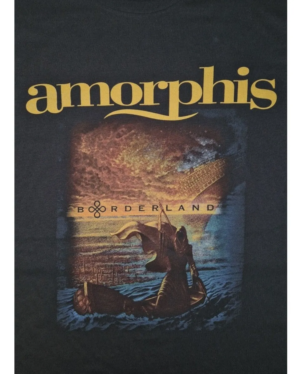 Sale Amorphis: Borderland Back - T-paita T-Paidat|Bändipaidat