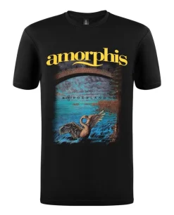 Clearance Amorphis: Borderland - T-paita T-Paidat|Bändipaidat