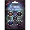 New Avenged Sevenfold The Stage - Pinssi setti 5kpl Avenged Sevenfold|Pinssit Ja Rintanapit