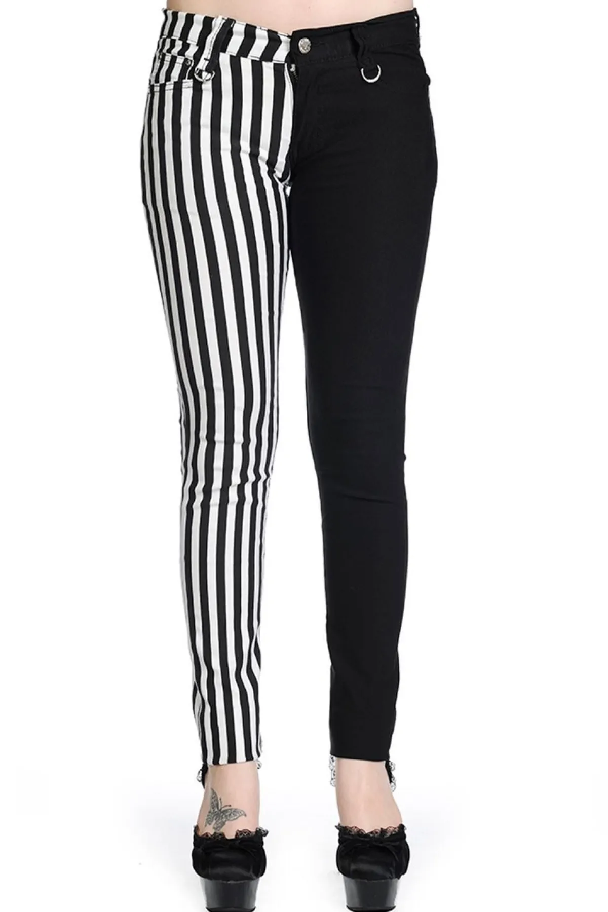 New Half and Half Striped - Housut Goottikamaa|Muut Housut