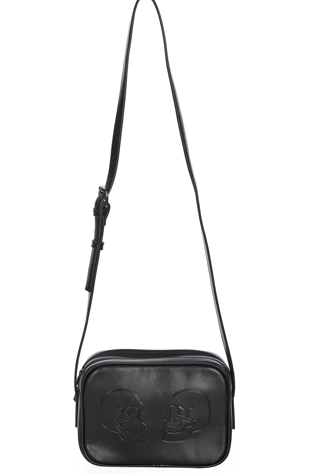 Sale Twin Skull - Crossbody laukku Goottikamaa|Käsilaukut Ja Olkalaukut
