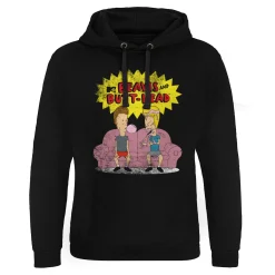 Hot Beavis and Butt-Head -huppari, musta Beavis And Butt-Head|Hupparit
