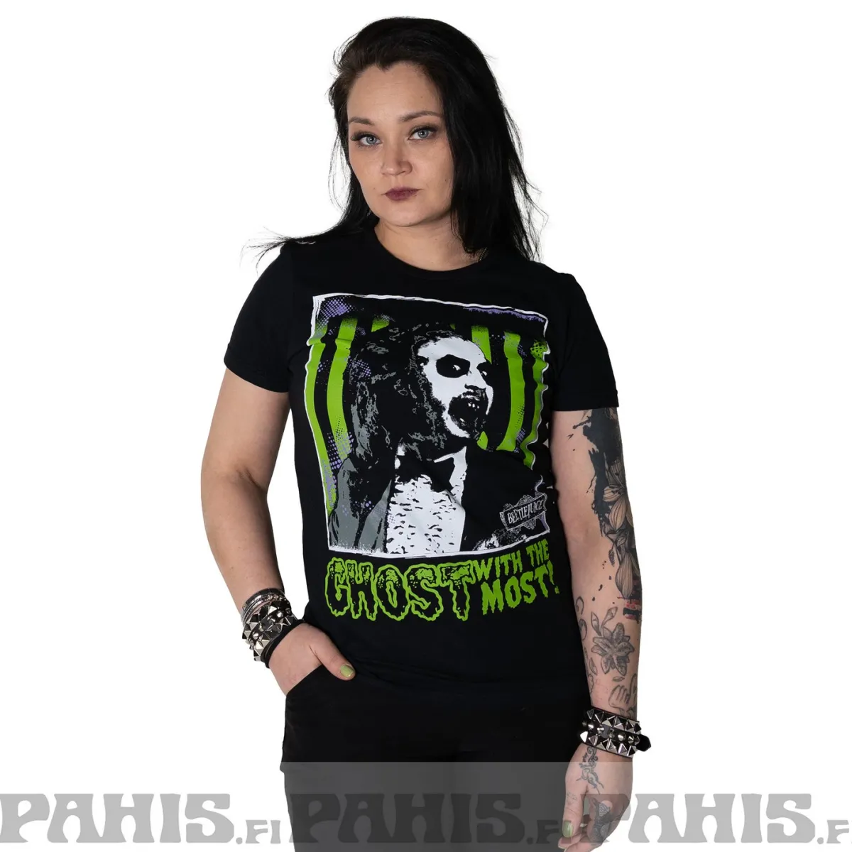 Clearance Beetlejuice Ghost With The Most - Naisten T-paita Goottikamaa|T-Paidat