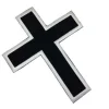 Clearance Black Cross - Brodeerattu kangasmerkki, selkä Goottikamaa|Selkämerkit