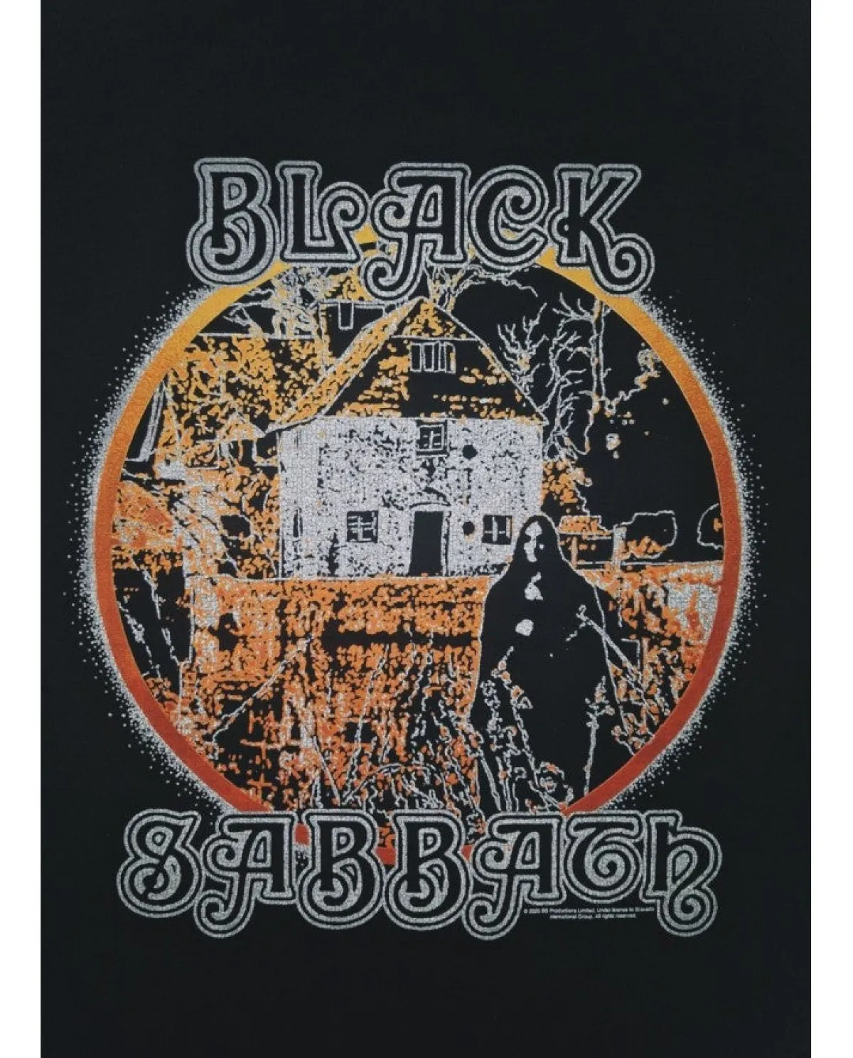 Best Black Sabbath: Black Sabbath Debut Cracked - T-paita Black Sabbath|T-Paidat