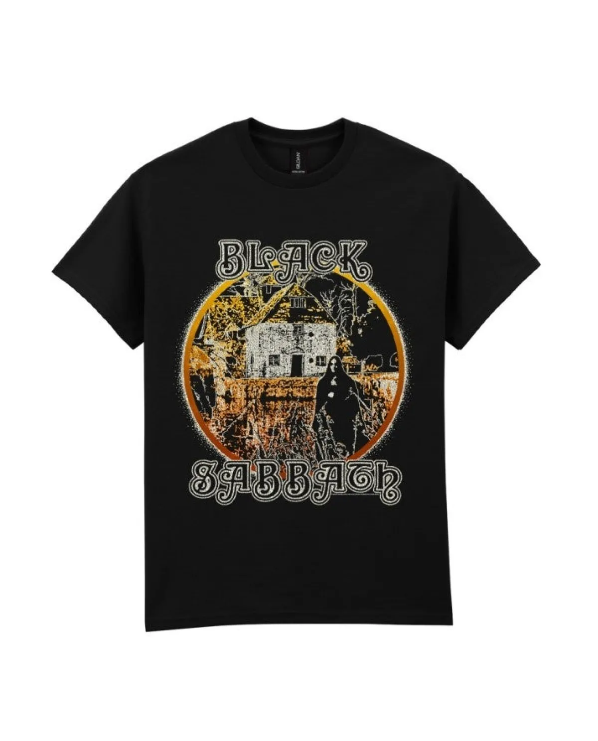 Best Black Sabbath: Black Sabbath Debut Cracked - T-paita Black Sabbath|T-Paidat