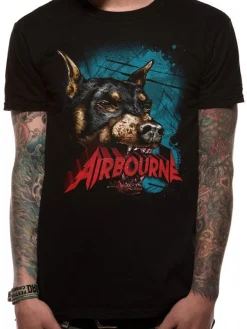 Outlet Airbourne Dog - T-paita Airbourne|Bändipaidat