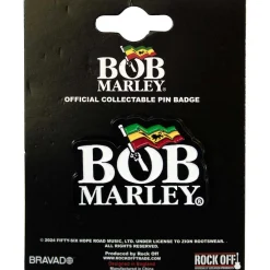 Hot Bob Marley Logo - Pinssi Hippikamaa|Pinssit Ja Rintanapit