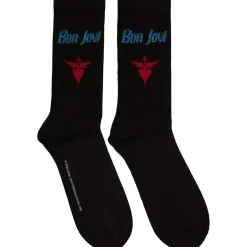 Clearance Bon Jovi: Dagger Heart blue logo(Black) - Sukat Bon Jovi|Sukat