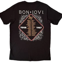 Clearance Bon Jovi: Slippery When Wet '87 - T-Paita Bändipaidat|Bon Jovi