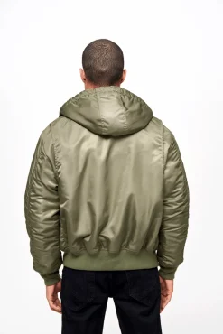 Clearance CWU Hooded Jacket - Talvitakki, oliivi Takit