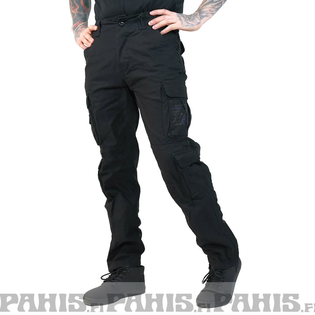 Pure Slim Fit - Reisitaskuhousut, black Reisitaskuhousut|Urban Wear Katukamaa