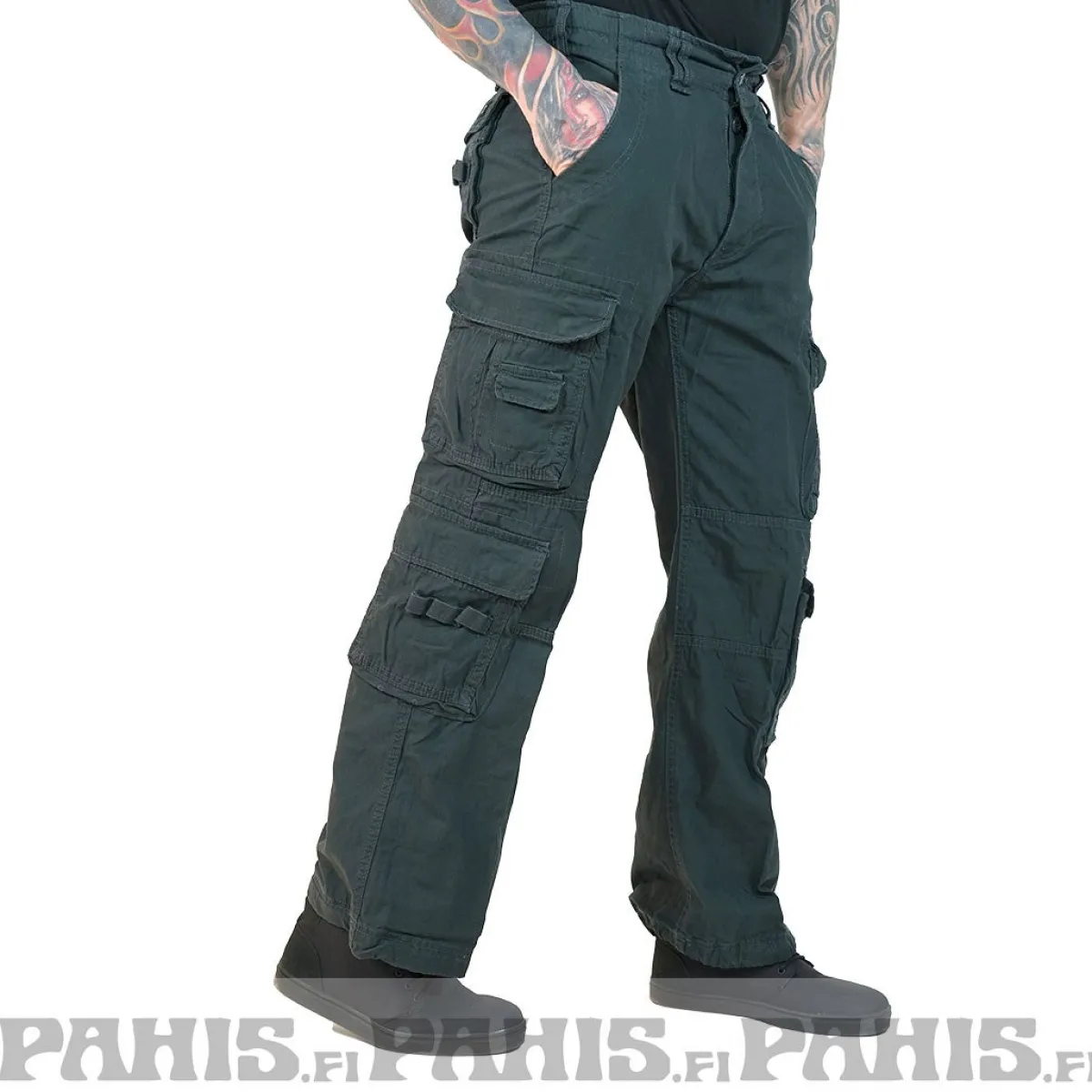 Discount Pure Vintage reisitaskuhousut - Anthrazit Reisitaskuhousut|Housut