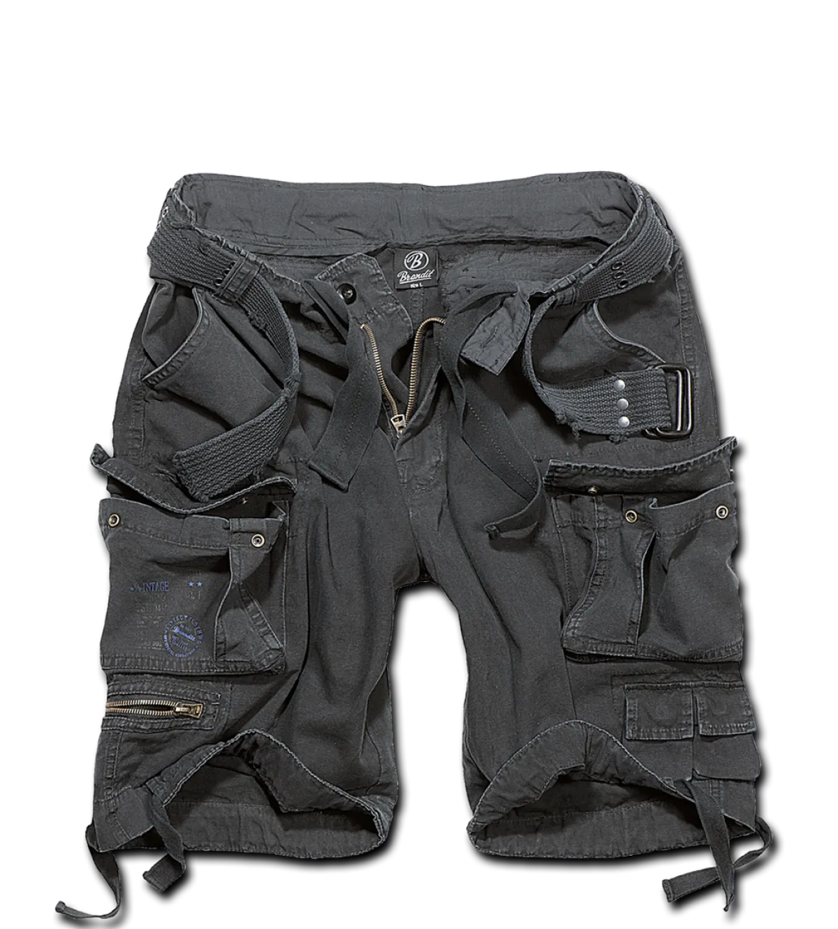 Hot Savage Vintage - Shortsit, musta Festarikamaa|Shortsit