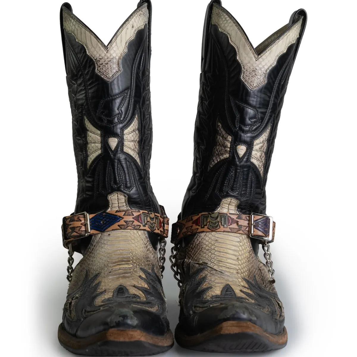New Bullet 69 Aztec eagle - Bootsiremmit 2kpl Jalkinevarusteet|Kantri & Western