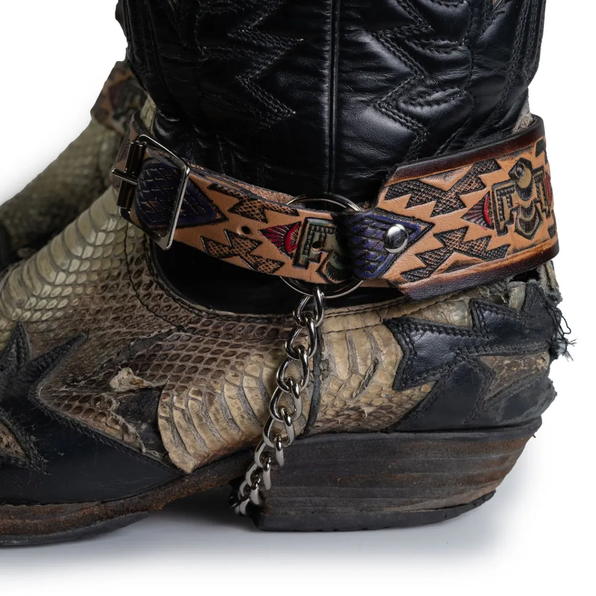 New Bullet 69 Aztec eagle - Bootsiremmit 2kpl Jalkinevarusteet|Kantri & Western