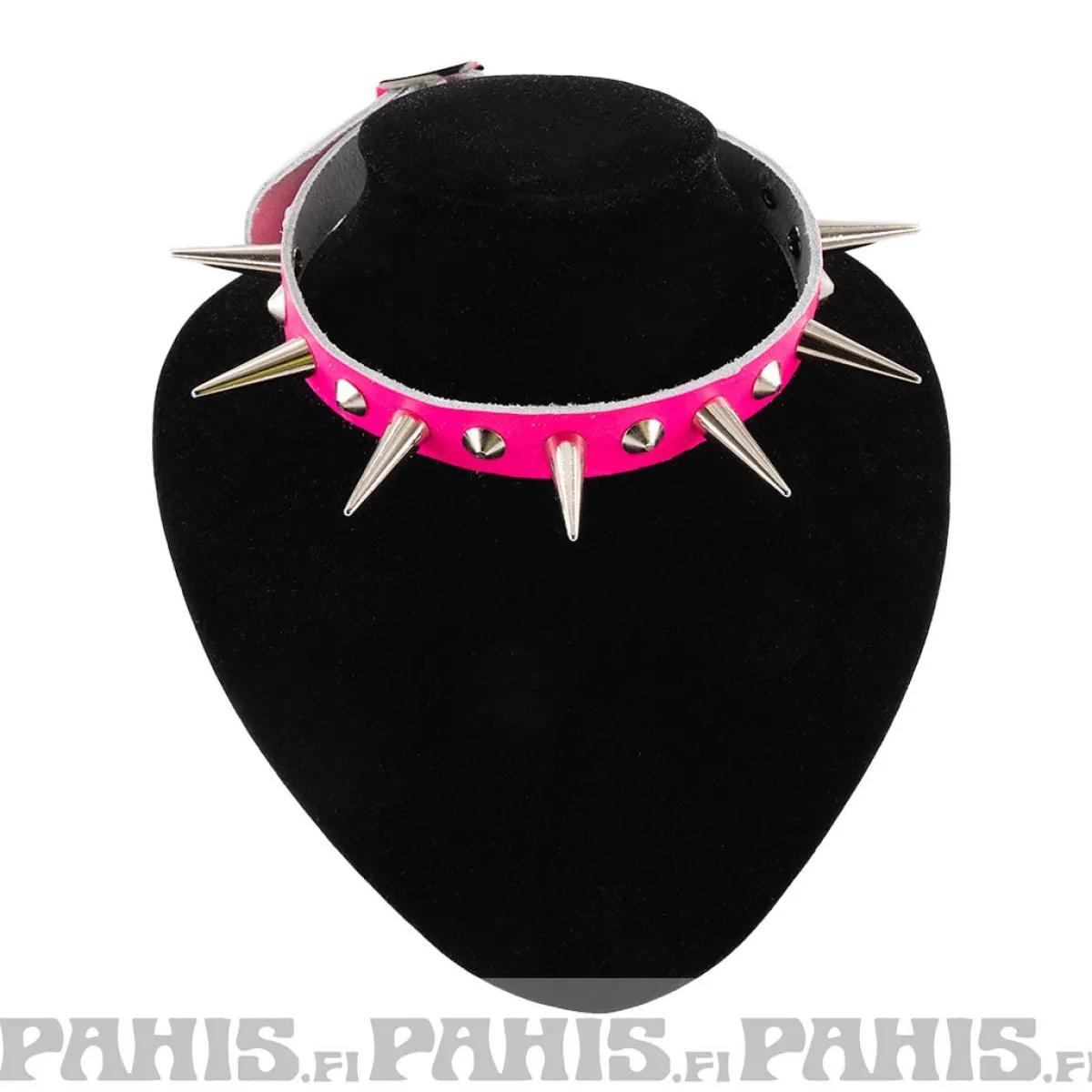 Bullet 69- Choker, Medium Cones Fluorescent Pink Chokerit|Pride