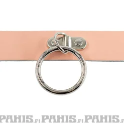 Online Bullet 69- Choker, 2 row medium ring, Baby Pink Chokerit|Pastelligootti