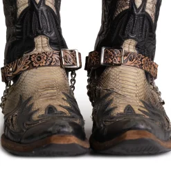Sale Bullet 69 Flower - Bootsiremmit 2kpl Jalkinevarusteet|Kantri & Western