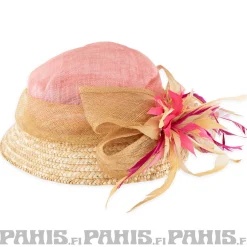 Clearance Hattu - Pink & Gold flower Naamiaisasut|Lierihatut