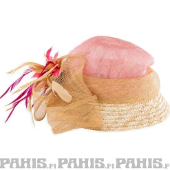 Clearance Hattu - Pink & Gold flower Naamiaisasut|Lierihatut