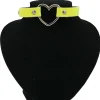 Bullet 69heart fitting - Choker, yellow Chokerit|Pastelligootti