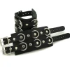 Best 4 Leather strips with metal rings - Niittiranneke Goottikamaa|Nahka- Ja Niittirannekkeet