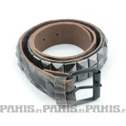 Clearance 2row black pyramid brown - Niittivyö Vyöt & Niittivyöt|Rock´N´Roll Lifestyle