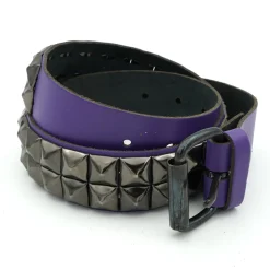 Clearance 2row black pyramid purple - Niittivyö Vyöt & Niittivyöt|Festarikamaa