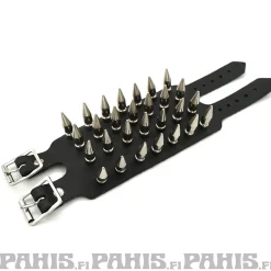 Clearance 4 row medium spikes - Niittiranneke Nahka- Ja Niittirannekkeet|Punk!
